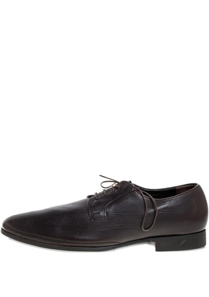 Giorgio Armani Pre-Owned leather Oxford shoes - Brown