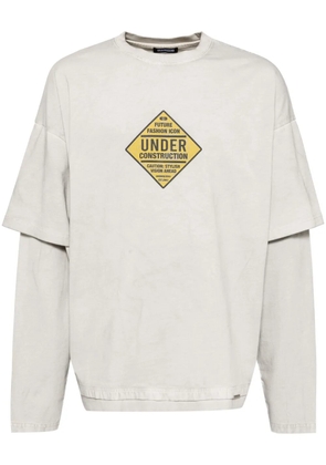 Ground Zero graphic-print T-shirt - Grey