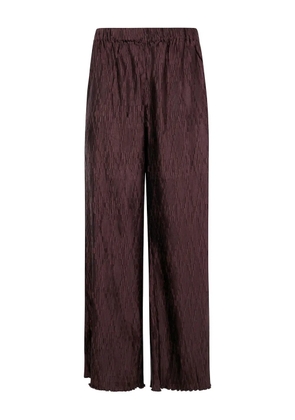 By Malene Birger crinkled pants - Brown