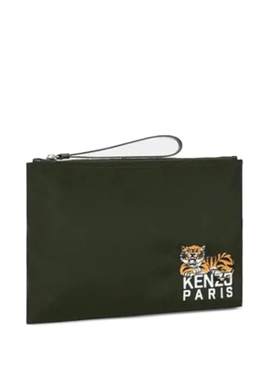 Kenzo tiger clutch bag - Green