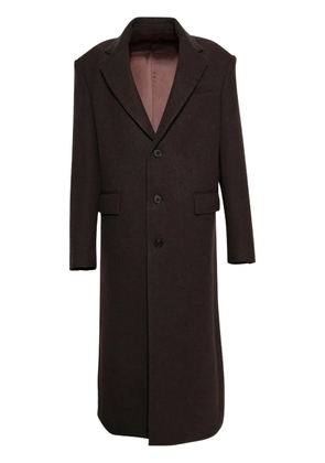 WARDROBE.NYC single-breasted coat - Brown