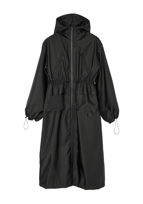 Cecilie Bahnsen hooded drawstring parka coat - Black