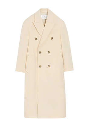 AMI Paris double-breasted wool coat - Neutrals
