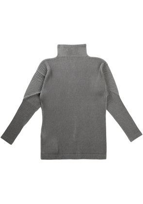 Homme Plissé Issey Miyake high-neck sweater - Grey