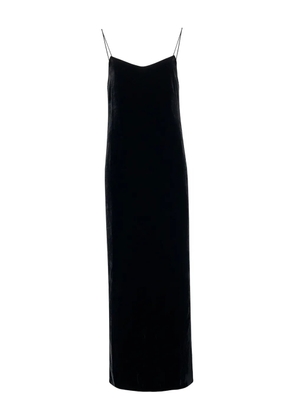 Andrea Ya'aqov sleeveless velvet midi dress - Black