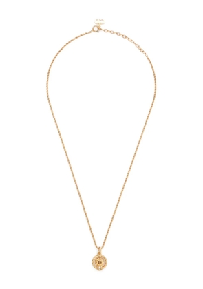 Christian Dior Pre-Owned CD rhinestone necklace - Gold