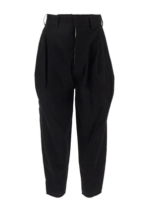 Uma Wang linen-blend trousers - Black