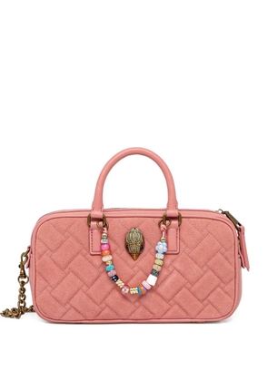 Kurt Geiger London Eagle Head-detail quilted tote bag - Pink