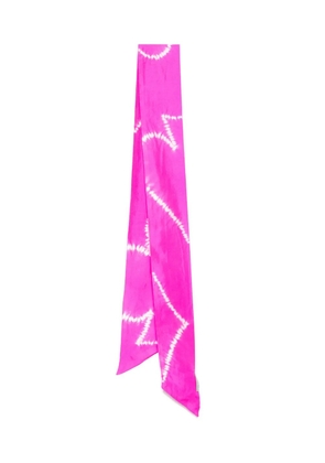 Suzusan silk twill scarf - Pink