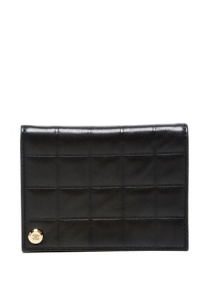CHANEL Pre-Owned 2001-2002 quilted lambskin cardholder - Black