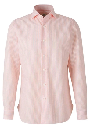 Luigi Borrelli striped shirt - Orange