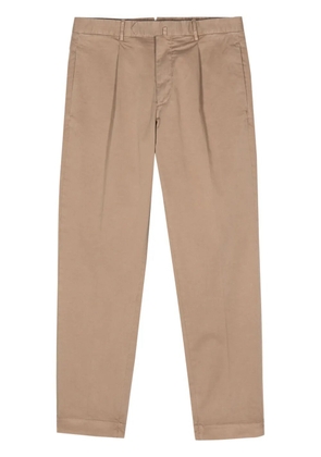 Dell'oglio pleat-detail tapered-leg chinos - Neutrals