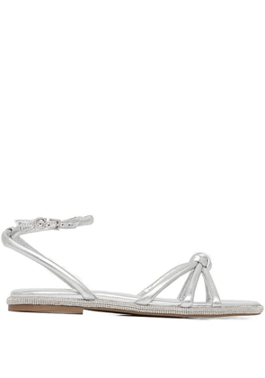 GUESS USA knotted embellished sandals - Grey