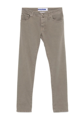Jacob Cohën slim-cut trousers - Brown