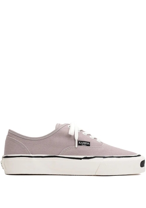 KAMIYA Herc canvas lace-up sneakers - Purple