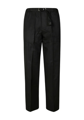 White Sand tasca fatigue buckle trousers - Black