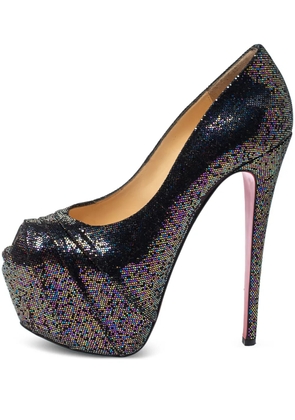 Christian Louboutin Pre-Owned 160mm Drapesse Spotlight platform pumps - Black