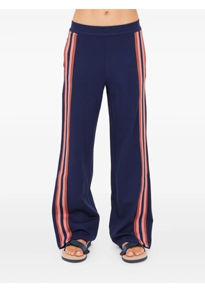 The Upside Ananda striped wide-leg cody trousers - Blue