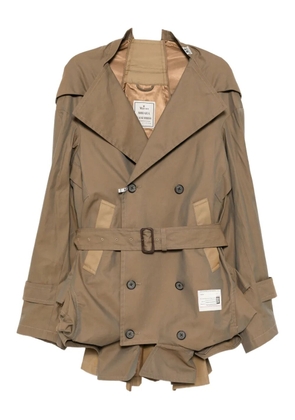 Maison MIHARA YASUHIRO Upside Down trench coat - Brown