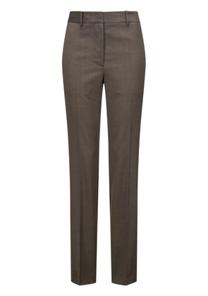 Helmut Lang panelled slim-fit trousers - Brown