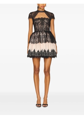 Bronx and Banco Daphne lace mini dress - Black