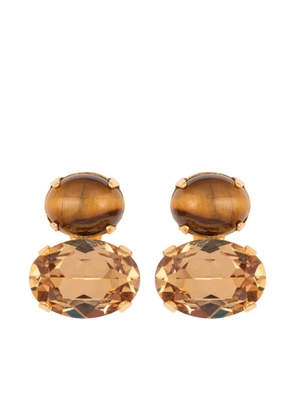 Jennifer Behr Yvette earrings - Brown
