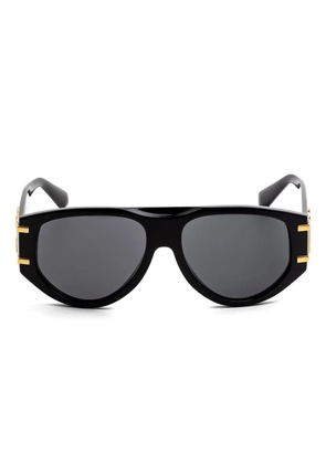 Dolce & Gabbana Eyewear logo-detail sunglasses - Black