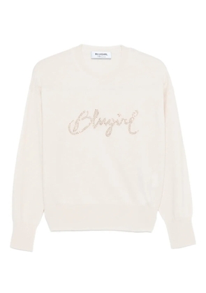 Blugirl logo-embellished sweatshirt - Neutrals