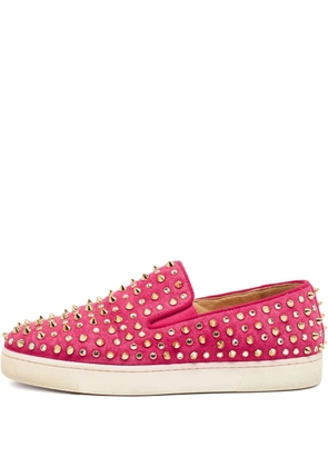 Christian Louboutin Pre-Owned 2024 Spike sneakers - Pink