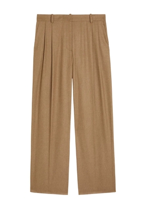 KHAITE August pleated tailored trousers - Brown