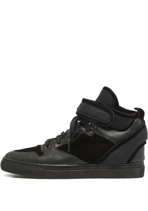 Balenciaga Pre-Owned leather high-top sneakers - Black
