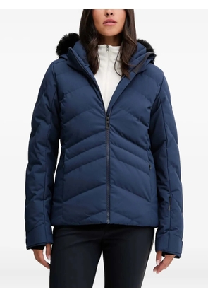 Rossignol Staci faux-fur hooded ski jacket - Blue