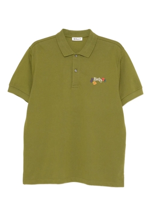 Bally logo cotton polo shirt - Green