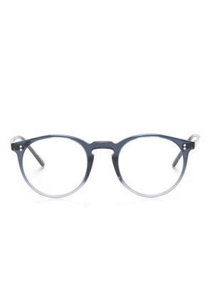 Oliver Peoples O'Malley round-frame acetate glasses - Blue