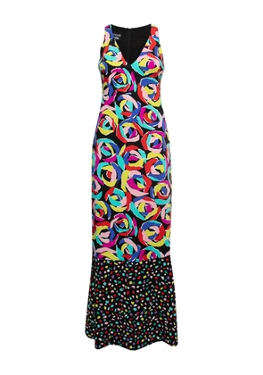 Moschino Pre-Owned floral-print dress - Black
