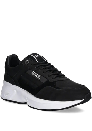 BALR. Brand Luxe lace-up panelled sneakers - Black