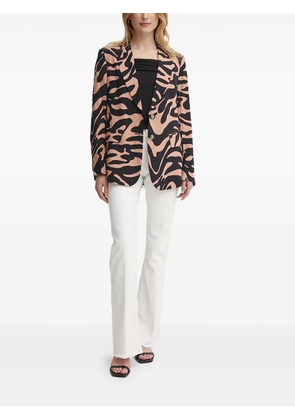 Sisley single-breasted blazer - Brown