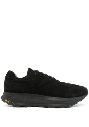 Corneliani logo-patch sneakers - Black