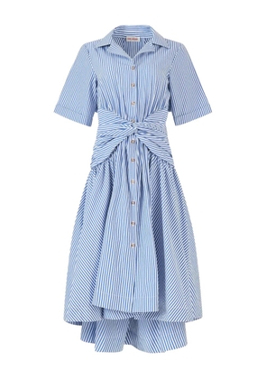 Rosie Assoulin striped midi dress - Blue