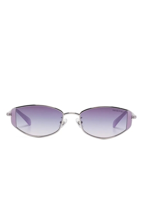 Swarovski Eyewear cat-eye sunglasses - Silver