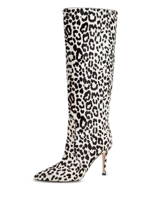 Gianvito Rossi 80mm Hunter knee-high boots - White