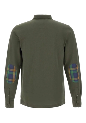 Sun68 long-sleeves cotton polo shirt - Green