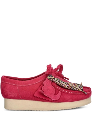 Clarks Originals Wallabee suede derby shoes - Pink