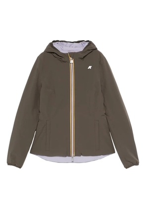 K-Way hooded zip-front jacket - Green