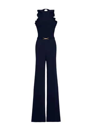 Ralph Lauren Collection ruffled belted jumpsuit - Blue