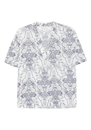 Marc O'Polo floral print short-sleeved top - White