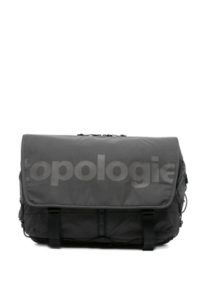 Topologie logo-print messenger bag - Grey