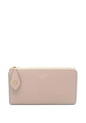 Louis Vuitton Pre-Owned 2021s L-shaped zip-fastening leather wallet - Neutrals