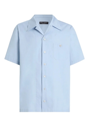 Dolce & Gabbana pocket cotton shirt - Blue