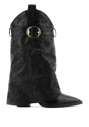 Paul Warmer x Toral Folk Book Floral boots - Black